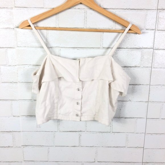 Privacy Please Tops - NEW Privacy Please X REVOLVE Ruffle Crop Tank